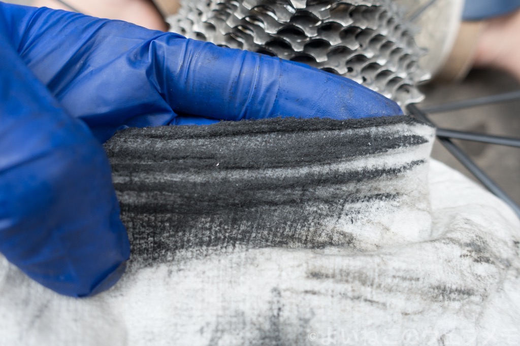 ロードバイクのメンテにはニトリルグローブ＆ワイプオールを！サンプルで試したらとても良かった！